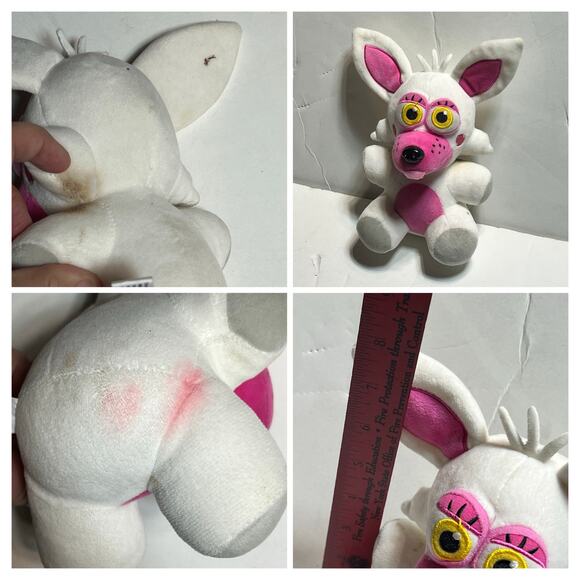 Funko FNAF Funtime Foxy Plush 2016 Five Nights at Freddy’s Read STAINED toy - Picture 1 of 10